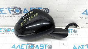 Зеркало боковое правое в сборе Kia K5 21-24 8 пинов, подогрев, BSM, поворотник, черное