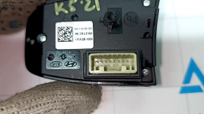 Кнопки управления на руле правые Kia K5 21-24 без радара, черные с серым