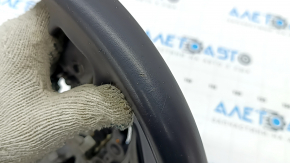 Руль голый Kia K5 21-24 кожа черная, GT-Line, без кнопок и накладок, царапины, потерт, под чистку