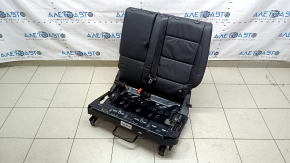 Scaune spate, al doilea rând, partea stângă, VW Tiguan 09-18, piele neagră, curățare chimică