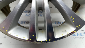 Диск колесный R17 x 7J 5*114,3 Toyota Avalon 13-15 тип 2 hybrid бордюрка