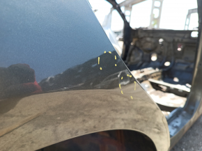Aripă spate dreapta Toyota Avalon 13-18 pe caroserie, verde, cu proeminențe