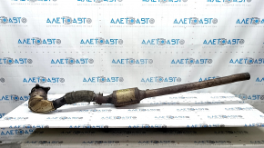 Приемная труба с катализаторами VW Tiguan 09-18 ржавая, порвана сетка