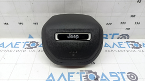 Подушка безопасности airbag в руль водительская Jeep Compass 22-26 черная, царапина на эмблеме, скол