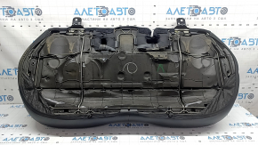 Подушка заднего ряда сидений 2 ряд Jeep Compass 22-26 кожа черная, коричневая строчка, вмятина на коже