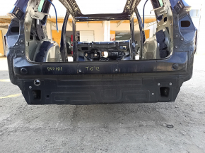 Задняя панель VW Tiguan 09-18 2 части, на кузове, черная