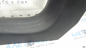 Накладка порога передняя левая Jeep Compass 17-26 черная, царапина, потерта, побелел пластик