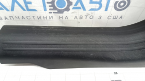 Накладка порога передняя левая Jeep Compass 17-26 черная, царапина, потерта, побелел пластик