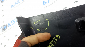 Ornament montan spate dreapta sus pentru Volvo XC90 16-26, negru, cu mufă, zgârietură, suport defect
