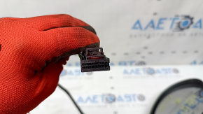 Ansamblu oglindă retrovizoare dreapta pentru VW Tiguan 2009-2017, 13 pini, semnalizare, încălzită, iluminare spate, negru LC9X, zgârieturi