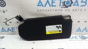 Козырек правый Volvo XC90 16-26 черный с подсветкой, без крючка