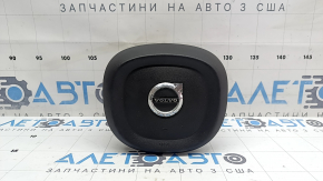Подушка безопасности airbag в руль водительская Volvo XC90 16-23 черная