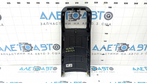 Накладка центральной консоли задняя Kia Niro 23-26 черная, под дефлектор воздуховода, потерта