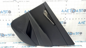 Panou decorativ ușă spate dreapta Kia Niro 23-26 PHEV, negru, cotiera din material textil negru, ornament cromat, uzat