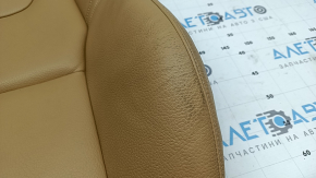 Обшивка спинки пассажирского сиденья Volvo XC90 16-26 кожа бежевая, подогрев, под химчистку