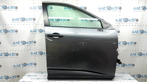 Дверь в сборе передняя правая Nissan Rogue 21-26 графит KAD, царапины на накладке