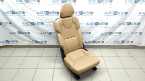 Заднее сиденье правое 2 ряд Volvo XC90 16-26 кожа бежевая, с подогревом, под 3 ряда