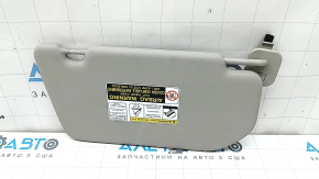 Козырек левый Nissan Rogue 21-26 серый, без крючка