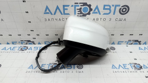 Зеркало боковое левое в сборе Volvo XC90 16-24 14+4 пинов, поворотник, подогрев, автозатемнение, BSM, камера, белое, песок, скол