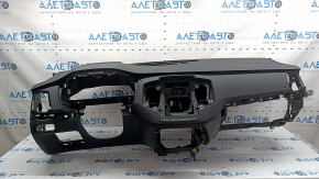 Торпедо передняя панель с AIRBAG Volvo XC90 16 под проекцию, черная