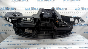 Торпедо передняя панель с AIRBAG Volvo XC90 16 под проекцию, черная