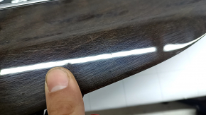 Комплект накладок салона Volvo XC90 16-25 под дерево Classic wood / Flame birch, с подсветкой, царапины