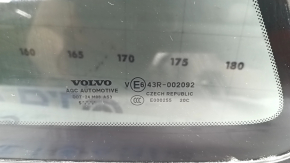 Форточка глухое стекло задняя левая Volvo XC90 16-26 тонировка с антенной, царапины на хроме