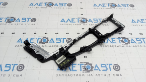 Накладка центральной консоли верхняя Volvo XC90 16-22 T5, T6, черный глянец