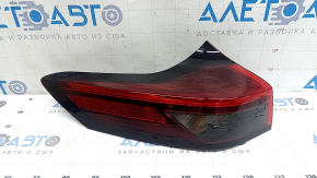 Фонарь внешний крыло левый Nissan Rogue 21-26 галоген + LED, потерт