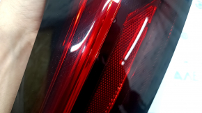 Фонарь внешний крыло левый Nissan Rogue 21-26 галоген + LED, потерт