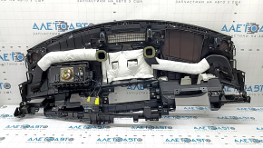 Торпедо передняя панель с AIRBAG Nissan Rogue 21-23 коричневая US built, с накладками, ржавый пиропатрон