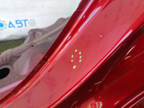 Стойка кузова центральная левая Toyota Prius 50 16-22 отпилена, с закатом, тычки, примят закат