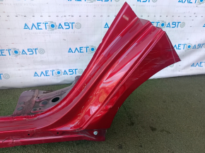 Стойка кузова центральная левая Toyota Prius 50 16-22 отпилена, с закатом, тычки, примят закат