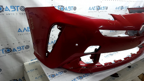 Bara față nefinisată pentru Toyota Prius 50 19-22 cu senzori de parcare și PMA, verde, elemente de fixare rupte, lovituri, zgârieturi