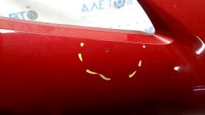Bara față nefinisată pentru Toyota Prius 50 19-22 cu senzori de parcare și PMA, verde, elemente de fixare rupte, lovituri, zgârieturi
