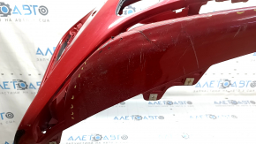 Bara față nefinisată pentru Toyota Prius 50 19-22 cu senzori de parcare și PMA, verde, elemente de fixare rupte, lovituri, zgârieturi