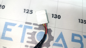 Зеркало боковое левое в сборе Nissan Rogue 21-23 BSM, S, 5 пинов, структура, BSM