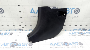 Toyota Prius 50 16-22 negru, ornament stâlp față zgâriat, stânga jos