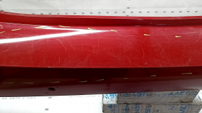 Бампер задний голый Toyota Prius 50 19-22 под парктроники и PMA, красный, потерт