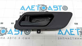 Mâner interior ușă stânga față Nissan Rogue 21-23 negru cu ornament