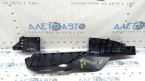 Накладка задней стойки нижняя левая Toyota Prius 50 21-22 черная, с заглушкой, царапины