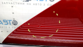 Капот голый Toyota Prius 50 16-22 алюминий, красный 3U5, тычки, царапины, вмятина