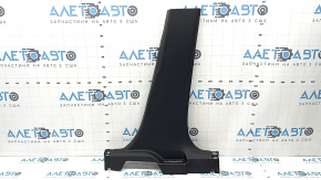 Ornamente montan central dreapta jos, negru pentru Nissan Rogue 21-26, cu dop, zgârieturi