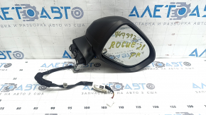 Зеркало боковое правое в сборе Nissan Rogue 21-23 BSM, S, 5 пинов, структура