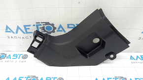 Ornament montan stânga față inferior pentru Nissan Rogue 21-22, negru, fabricat în SUA, zgârieturi