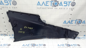 Накладка центральной консоли боковая левая Toyota Prius 50 16-22 черная, царапины