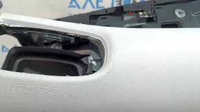 Bord față cu AIRBAG pentru Toyota Prius 50 17-22, negru cu gri pentru un afișaj mic, cu suport inferior, pentru curățare, lovituri