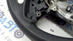 Руль голый Toyota Prius 50 16-22 резина черная, потерт