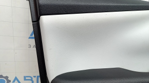 Panou ușă stânga față pentru Toyota Prius 50 16-22, negru cu inserție gri, cu cotieră din piele, zgârieturi, necesită curățare