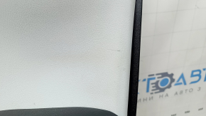 Panou decorativ ușă, dreapta față, Toyota Prius 50 18-22, negru cu inserție gri, cu cotieră din piele, zgârieturi